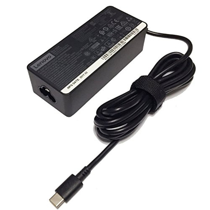 Lenovo Compatible 65W Laptop OEM Adapter/Charger With Power Cord (Round Pin)